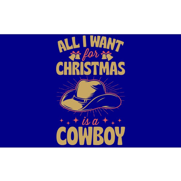 All I Want For Christmas Is A Cow Funny Cute Horse Meaningful Gift Bumper Sticker