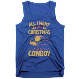 All I Want For Christmas Is A Cow Funny Cute Horse Meaningful Gift Tank Top