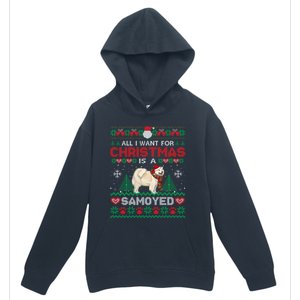 All I Want For Christmas Is A Samoyed Ugly Sweater Xmas Gift Urban Pullover Hoodie