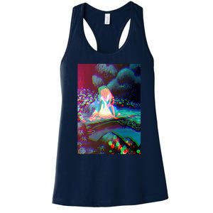 Alice In Wonderland Trippy Women's Racerback Tank