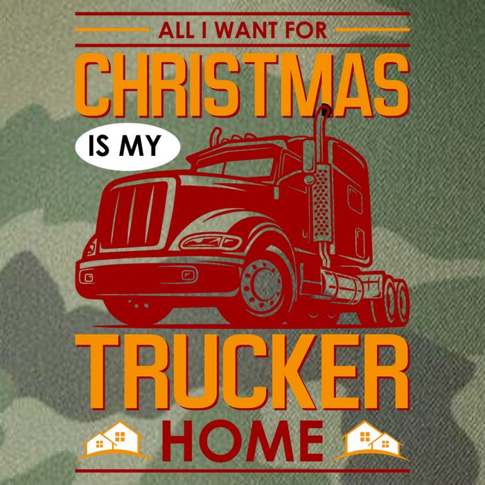 All I Want For Christmas Is My Trucker Home Legacy Tie Dye Trucker Hat