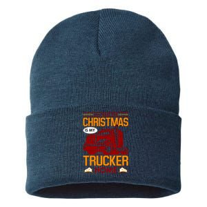 All I Want For Christmas Is My Trucker Home Sustainable Knit Beanie