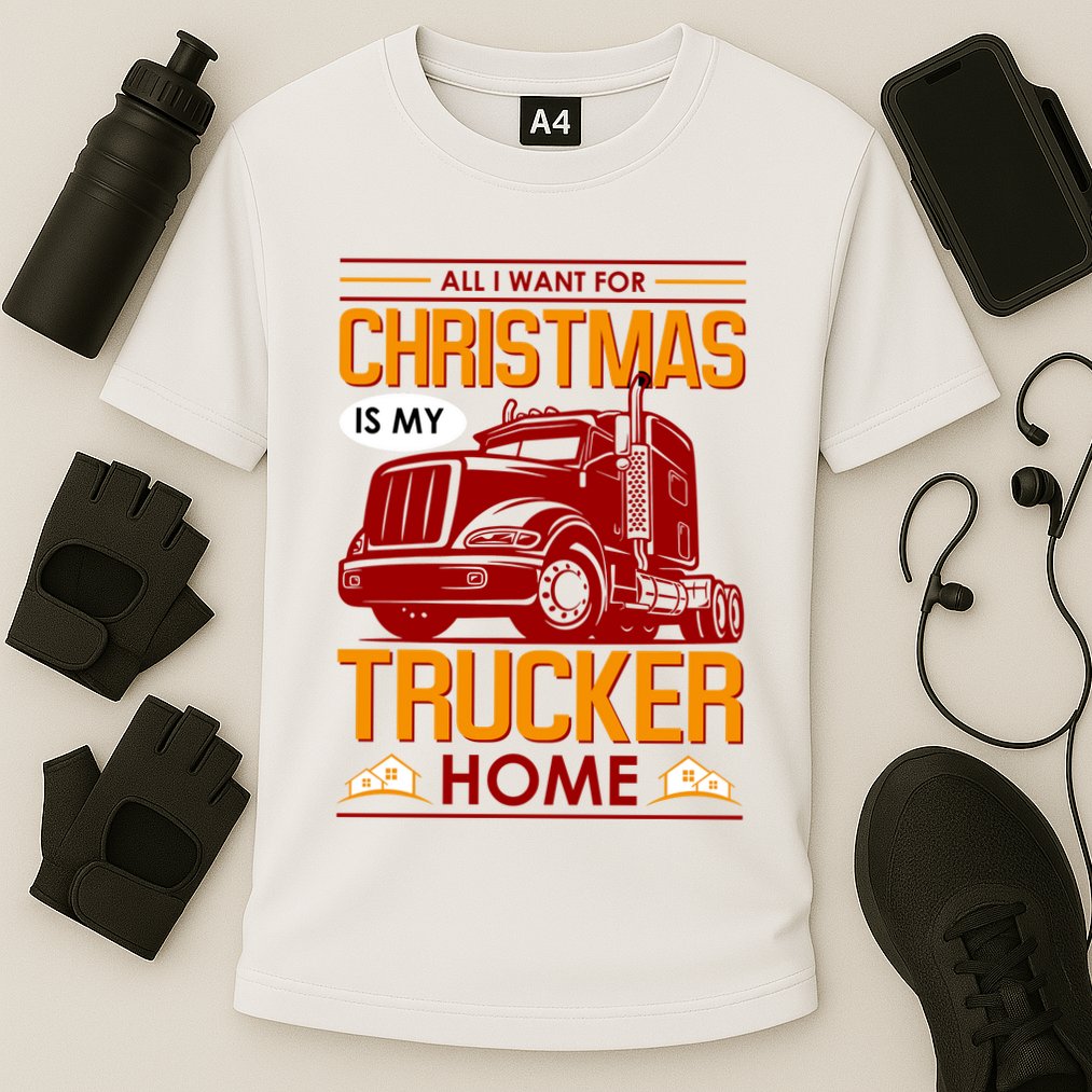 All I Want For Christmas Is My Trucker Home Performance Shirt