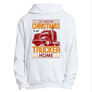 All I Want For Christmas Is My Trucker Home Urban Pullover Hoodie