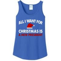 All I Want For Christmas Is A New President Gift Ladies Essential Tank