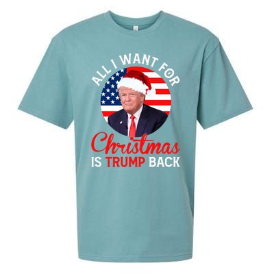 All I Want For Christmas Is Trump Back And New President Gift Sueded Cloud Jersey T-Shirt