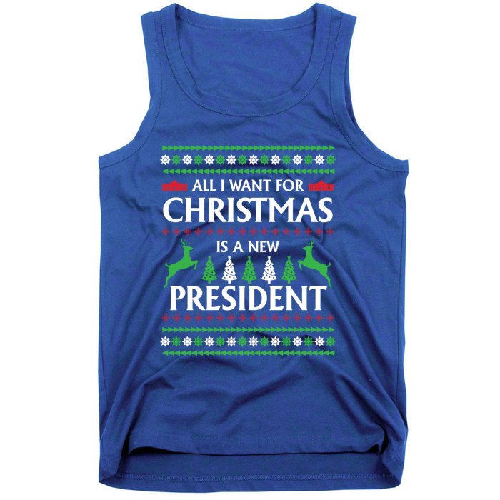 All I Want For Christmas Is A New President Cute Gift Tank Top