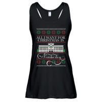 All I Want For Christmas Is Pemberley Austen Ugly Meme Ladies Essential Flowy Tank