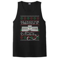 All I Want For Christmas Is Pemberley Austen Ugly Meme PosiCharge Competitor Tank