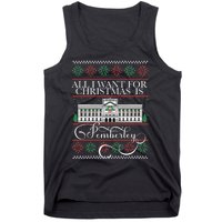 All I Want For Christmas Is Pemberley Austen Ugly Meme Tank Top