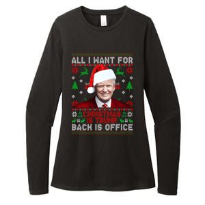 All I Want For Christmas Is Trump Back And New President Meaningful Gift Womens CVC Long Sleeve Shirt