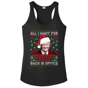 All I Want For Christmas Is Trump Back And New President Meaningful Gift Ladies PosiCharge Competitor Racerback Tank