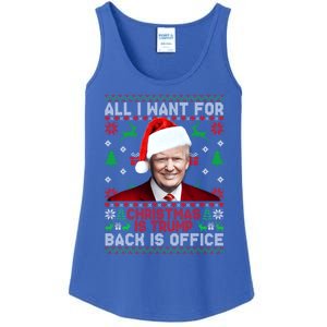 All I Want For Christmas Is Trump Back And New President Meaningful Gift Ladies Essential Tank