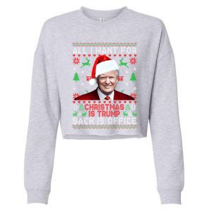 All I Want For Christmas Is Trump Back And New President Meaningful Gift Cropped Pullover Crew