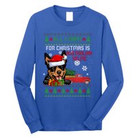 All I Want For Christmas Is Australian Kelpie Christmas Cat Great Gift Long Sleeve Shirt