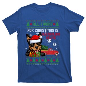 All I Want For Christmas Is Australian Kelpie Christmas Cat Great Gift T-Shirt