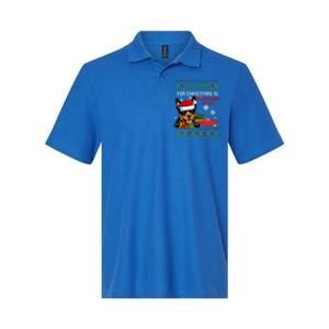 All I Want For Christmas Is Australian Kelpie Christmas Cat Great Gift Softstyle Adult Sport Polo