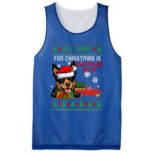 All I Want For Christmas Is Australian Kelpie Christmas Cat Great Gift Mesh Reversible Basketball Jersey Tank