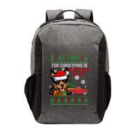 All I Want For Christmas Is Australian Kelpie Christmas Cat Great Gift Vector Backpack