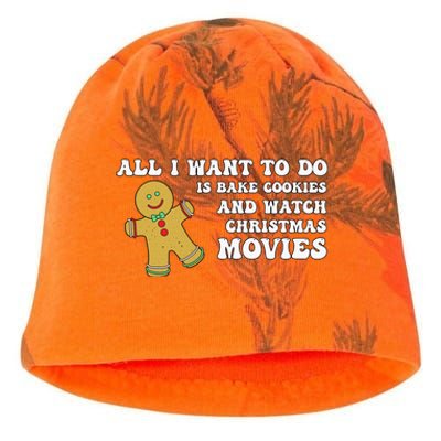 All I Want To Do Is Bake Cookies And Watch Christmas Movies Pullover Hoodie Kati - Camo Knit Beanie