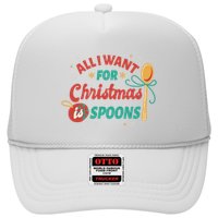 All I Want For Christmas Is Spoons Funny Trucker Hat