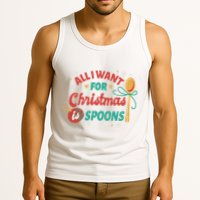 All I Want For Christmas Is Spoons Funny Tank Top