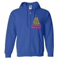 All I Want For Xmas Pugs For Christmas Pug Tree Star Cute Gift Full Zip Hoodie