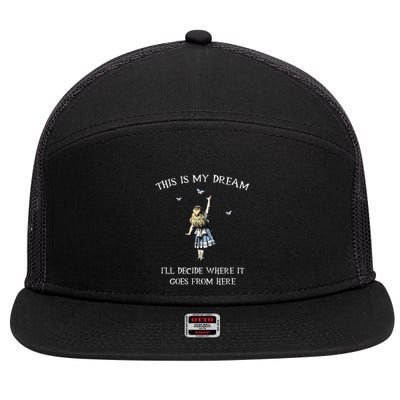 Alice In Wonderland This Is My Dream 7 Panel Mesh Trucker Snapback Hat