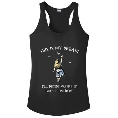 Alice In Wonderland This Is My Dream Ladies PosiCharge Competitor Racerback Tank
