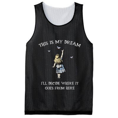 Alice In Wonderland This Is My Dream Mesh Reversible Basketball Jersey Tank