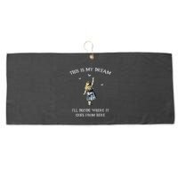 Alice In Wonderland This Is My Dream Large Microfiber Waffle Golf Towel