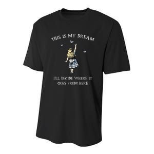 Alice In Wonderland This Is My Dream Youth Performance Sprint T-Shirt