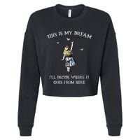 Alice In Wonderland This Is My Dream Cropped Pullover Crew