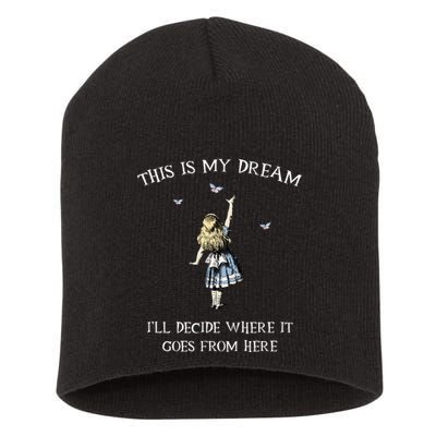 Alice In Wonderland This Is My Dream Short Acrylic Beanie