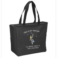 Alice In Wonderland This Is My Dream Zip Tote Bag