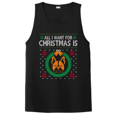 All I Want For Christmas Is French Bulldogs Meaningful Gift PosiCharge Competitor Tank