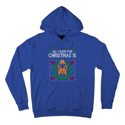 All I Want For Christmas Is French Bulldogs Meaningful Gift Hoodie