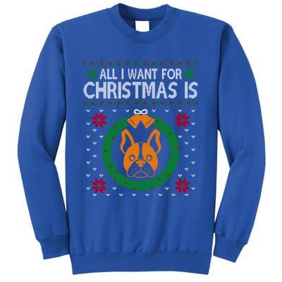 All I Want For Christmas Is French Bulldogs Meaningful Gift Sweatshirt