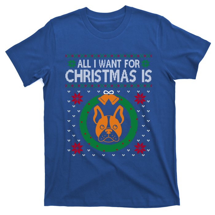 All I Want For Christmas Is French Bulldogs Meaningful Gift T-Shirt