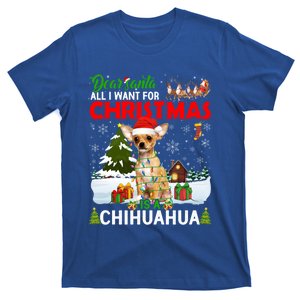 All I Want For Christmas Is A Chihuahua Family Pajamas Meaningful Gift T-Shirt