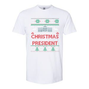 All I Want For Christmas Is A New President Funny Xmas Pjs Gift Softstyle CVC T-Shirt