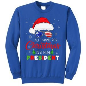 All I Want For Christmas Is A New President Xmas USA Santa Sweatshirt