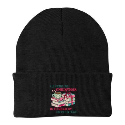 All I Want For Christmas Is To Read My TBR Pile In Peace Reading Books Gift Beanie
