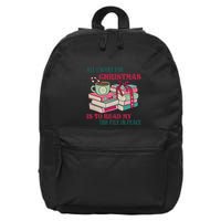 All I Want For Christmas Is To Read My TBR Pile In Peace Reading Books Gift 16 in Basic Backpack