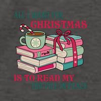 All I Want For Christmas Is To Read My TBR Pile In Peace Reading Books Gift Vector Backpack
