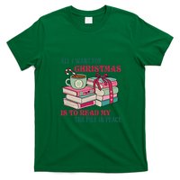 All I Want For Christmas Is To Read My TBR Pile In Peace Reading Books Gift T-Shirt