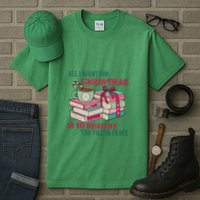 All I Want For Christmas Is To Read My TBR Pile In Peace Reading Books Gift Tall T-Shirt