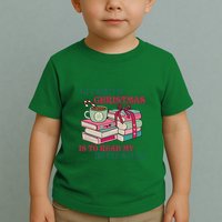 All I Want For Christmas Is To Read My TBR Pile In Peace Reading Books Gift Toddler T-Shirt