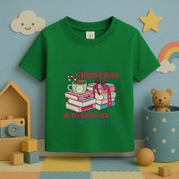 All I Want For Christmas Is To Read My TBR Pile In Peace Reading Books Gift Toddler T-Shirt
