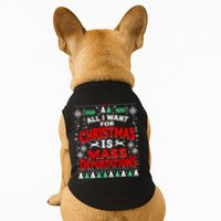 All I Want For Christmas Is Mass Deportation Doggie Tank
